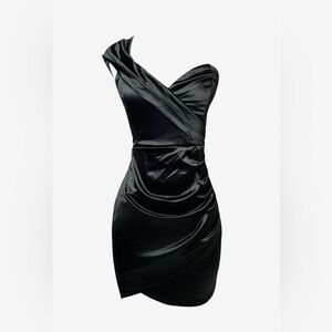 Satin mini dress